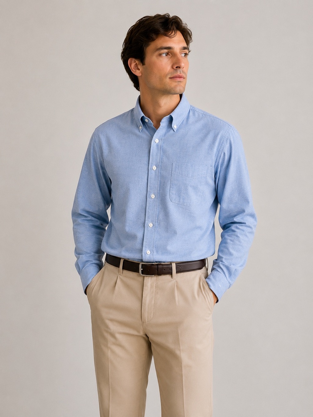 NWT ENRO American Oxford Button-Down Shirt – Men’s 19 / 34-35 Big